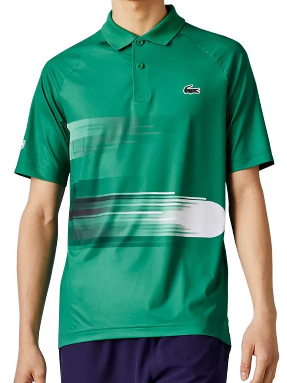 Lacoste Sport Novak Djokovic Ultra Dry Tennis Polo Green Men’s M